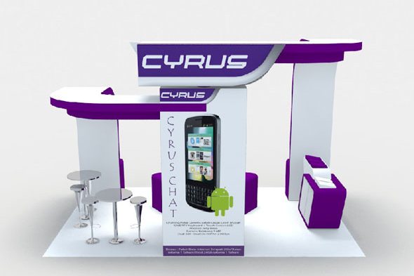 Cyrus Roadshow Booth by LoveInk Event Organizer