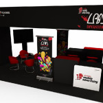 LBA Telkomsel Roadshow Booth